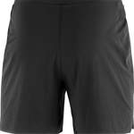 Sportshorts von Salomon, in der Farbe Schwarz, aus Polyester, andere Perspektive, Vorschaubild