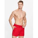 Badehose von Lacoste, in der Farbe Rot, aus Polyester, andere Perspektive, Vorschaubild