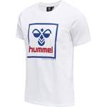 T-Shirt von Hummel, in der Farbe Weiss, aus Baumwolle, andere Perspektive, Vorschaubild