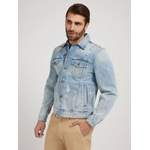 Jeansjacke von Guess, in der Farbe Blau, aus Polyester, andere Perspektive, Vorschaubild