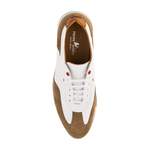 Sneaker von Prime Shoes, in der Farbe Beige, aus Velours, andere Perspektive, Vorschaubild