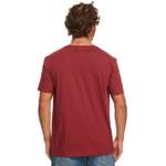 T-Shirt von Quiksilver, in der Farbe Rot, aus Jeans, andere Perspektive, Vorschaubild