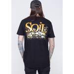 T-Shirt von SOiL, in der Farbe Schwarz, aus Baumwolle, andere Perspektive, Vorschaubild