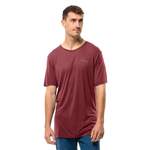 Funktionsshirt von Jack Wolfskin, in der Farbe Rot, andere Perspektive, Vorschaubild