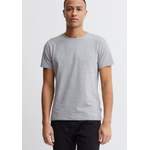T-Shirt von Blend, in der Farbe Grau, aus Baumwolle, andere Perspektive, Vorschaubild