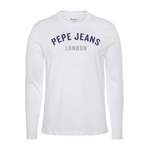 Langarm Shirt von Pepe Jeans, in der Farbe Weiss, aus Jersey, Vorschaubild