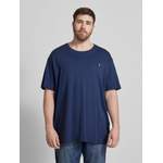 T-Shirt von Polo Ralph Lauren Big & Tall, in der Farbe Blau, aus Baumwolle, andere Perspektive, Vorschaubild