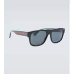 Herren-Sonnenbrille von Gucci, in der Farbe Schwarz, andere Perspektive, Vorschaubild