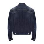 Jeansjacke von Dsquared2, in der Farbe Blau, aus Polyester, andere Perspektive, Vorschaubild