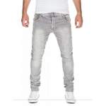 Slim Fit Jeans von Yazubi, in der Farbe Grau, andere Perspektive, Vorschaubild