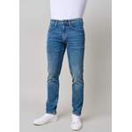 Slim Fit Jeans von Blend, in der Farbe Blau, aus Baumwolle, Vorschaubild