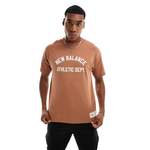 T-Shirt von New Balance, in der Farbe Braun, aus Baumwolle, Vorschaubild