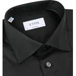Business Hemde von Eton, in der Farbe Schwarz, aus Baumwolle, andere Perspektive, Vorschaubild