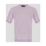 T-Shirt von Ballantyne, in der Farbe Rosa, aus Baumwolle, andere Perspektive, Vorschaubild