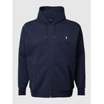 Sweatjacke von Polo Ralph Lauren Big & Tall, in der Farbe Blau, aus Polyester, Vorschaubild