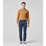 Slim Fit Jeans von Meyer, in der Farbe Blau, andere Perspektive, Vorschaubild