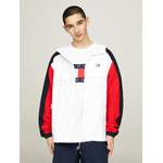 Windbreaker von Tommy Jeans, in der Farbe Weiss, aus Polyester, andere Perspektive, Vorschaubild