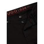 Straight Leg Jeans von HUGO, in der Farbe Schwarz, aus Baumwolle, andere Perspektive, Vorschaubild