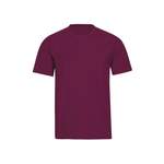 T-Shirt von Trigema, in der Farbe Rot, aus Polyester, andere Perspektive, Vorschaubild