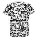 T-Shirt von Versace Jeans Couture, in der Farbe Weiss, aus Jersey, Vorschaubild
