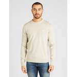 V-Pullover von Boss, in der Farbe Beige, aus Baumwolle, andere Perspektive, Vorschaubild