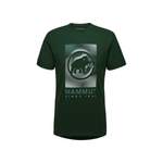 T-Shirt von mammut, in der Farbe Grün, aus Polyester, andere Perspektive, Vorschaubild