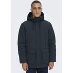 Parka von Only & Sons, in der Farbe Blau, aus Polyester, andere Perspektive, Vorschaubild