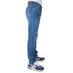 Slim Fit Jeans von Jeckerson, in der Farbe Blau, andere Perspektive, Vorschaubild