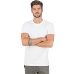 T-Shirt von Trigema, in der Farbe Weiss, aus Polyester, andere Perspektive, Vorschaubild