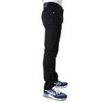 Slim Fit Jeans von Jeckerson, in der Farbe Schwarz, andere Perspektive, Vorschaubild