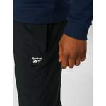 Herren-Sporthosen von Reebok, in der Farbe Schwarz, aus Polyester, andere Perspektive, Vorschaubild