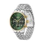 Herren-Armbanduhr von BOSS WATCHES, in der Farbe Grün, aus Edelstahl, andere Perspektive, Vorschaubild