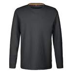 Langarm Shirt von Boss, in der Farbe Grau, aus Baumwolle, andere Perspektive, Vorschaubild