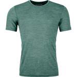 T-Shirt von Ortovox, in der Farbe Grün, aus Schurwolle, Vorschaubild