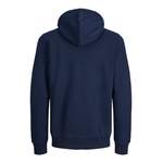 Sweatjacke von jack & jones, in der Farbe Blau, aus Polyester, andere Perspektive, Vorschaubild