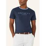 T-Shirt von Hackett London, in der Farbe Blau, aus Baumwolle, andere Perspektive, Vorschaubild