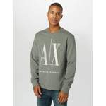 Sweatshirt von Armani Exchange, in der Farbe Grau, aus Baumwolle, andere Perspektive, Vorschaubild