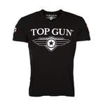 T-Shirt von Top Gun, in der Farbe Schwarz, aus Baumwolle, andere Perspektive, Vorschaubild