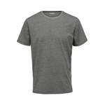 T-Shirt von Selected Homme, in der Farbe Grau, aus Baumwolle, Vorschaubild