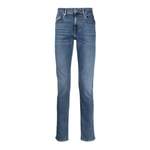 Slim Fit Jeans von 7 For All Mankind, in der Farbe Blau, aus Baumwolle, Vorschaubild