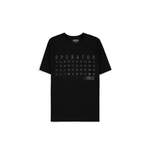 T-Shirt von 6 Siege, in der Farbe Schwarz, aus Baumwolle, Vorschaubild