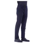 Herrenhose von Ermenegildo Zegna, in der Farbe Blau, aus Baumwollstoff, andere Perspektive, Vorschaubild