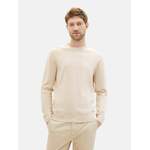 Herren-Pullover von Tom Tailor, in der Farbe Beige, aus Baumwolle, andere Perspektive, Vorschaubild