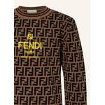 Herren-Pullover von Fendi, in der Farbe Braun, aus Polyester, andere Perspektive, Vorschaubild