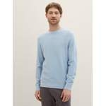 Herren-Pullover von Tom Tailor, in der Farbe Blau, aus Baumwolle, andere Perspektive, Vorschaubild