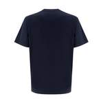 T-Shirt von Brioni, in der Farbe Blau, aus Baumwolle, andere Perspektive, Vorschaubild