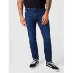 Slim Fit Jeans von Diesel, in der Farbe Blau, aus Baumwolle, andere Perspektive, Vorschaubild