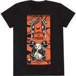 T-Shirt von The Nightmare Before Christmas, in der Farbe Schwarz, aus Baumwolle, andere Perspektive, Vorschaubild