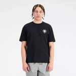 T-Shirt von New Balance, in der Farbe Schwarz, andere Perspektive, Vorschaubild