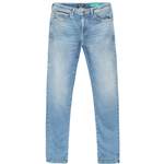 Slim Fit Jeans, in der Farbe Blau, aus Polyester, andere Perspektive, Vorschaubild